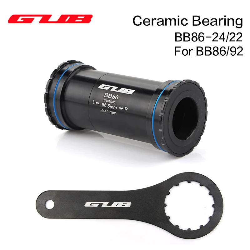 GUB BB86 24/22mm Ceramic Bearings Bicycle Press Fit Bottom B