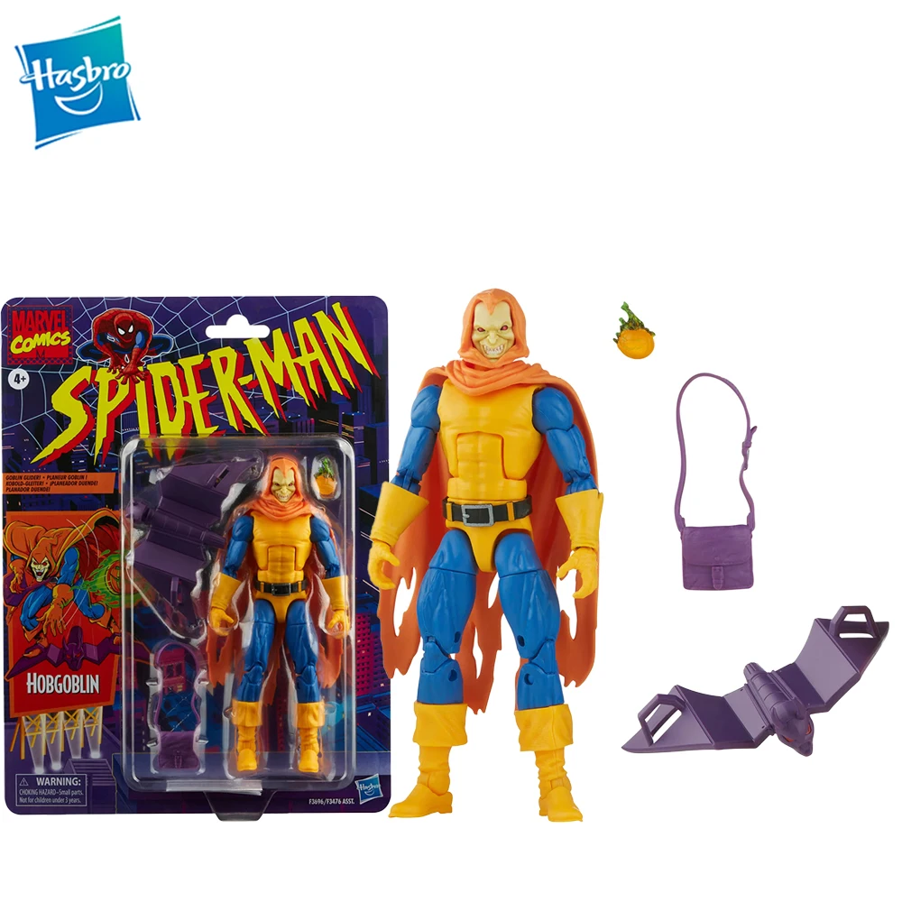 

[In-Stock] Hasbro Marvel Legends Series Spider Man Retro Hobgoblin 6-inch-scale Action Comic Figure Collectible Model Toys F3696