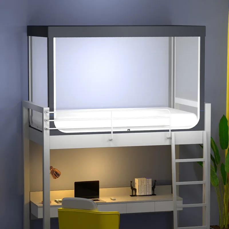 Простая детская студенческая общежития москитная сетка трехдверный балдахин