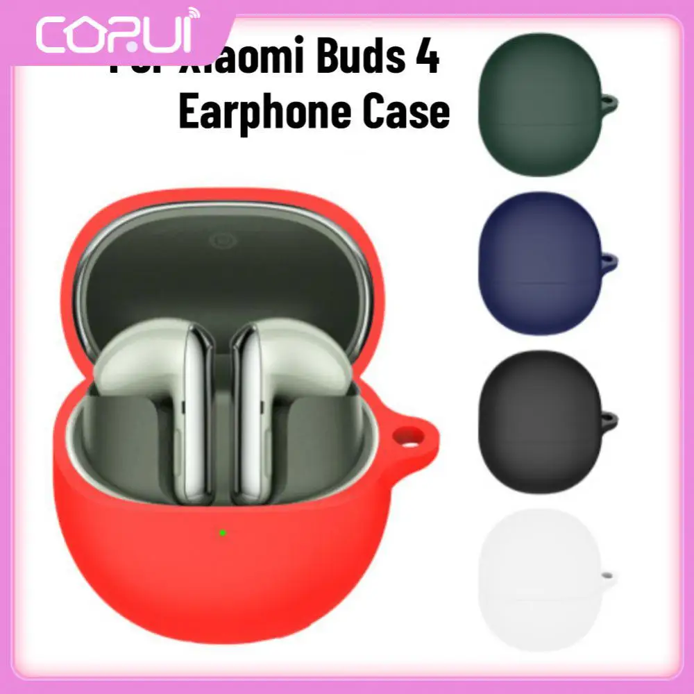 

Protector Sleeve Wireless Earbuds Protect Shell 1pc For Xiaomi Buds 4 Soft Silicone Case Earbuds Protective Cases Earphone Cover