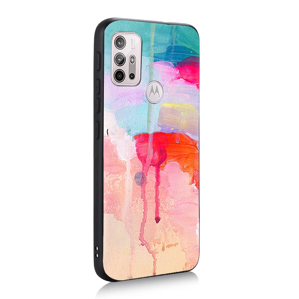 watercolor doodle art phone case for moto e20 e40 g30 g9 play g50 g60 e7 plus g60s g40 fusion g7 power eu silicone bumper cover free global shipping