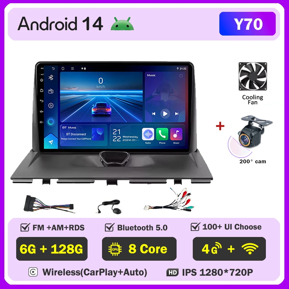 

Авто Android для Peugeot Expert 2 для Toyota Proace 2007-2017 для Citroen Jumpy для Fiat Scudo 14, радионавигация, GPS Carplay