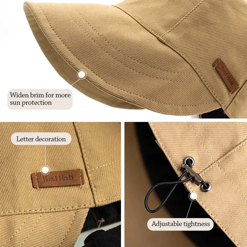 Кепка от солнца с широкими полями и регулируемым головным убором для мужчин