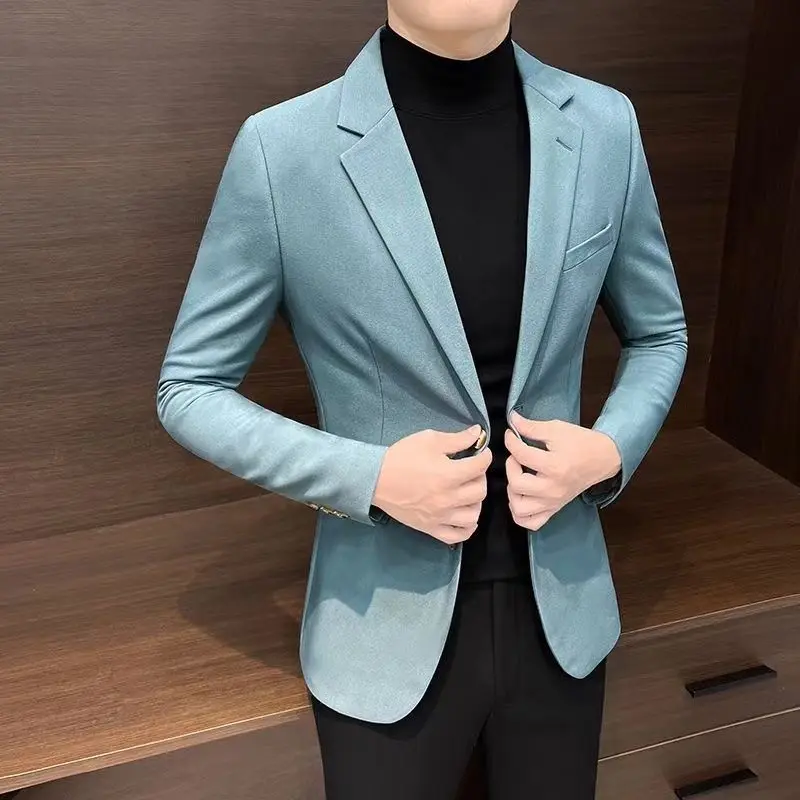 Мужской деловой пиджак р.S-5XL цвета в ассортименте