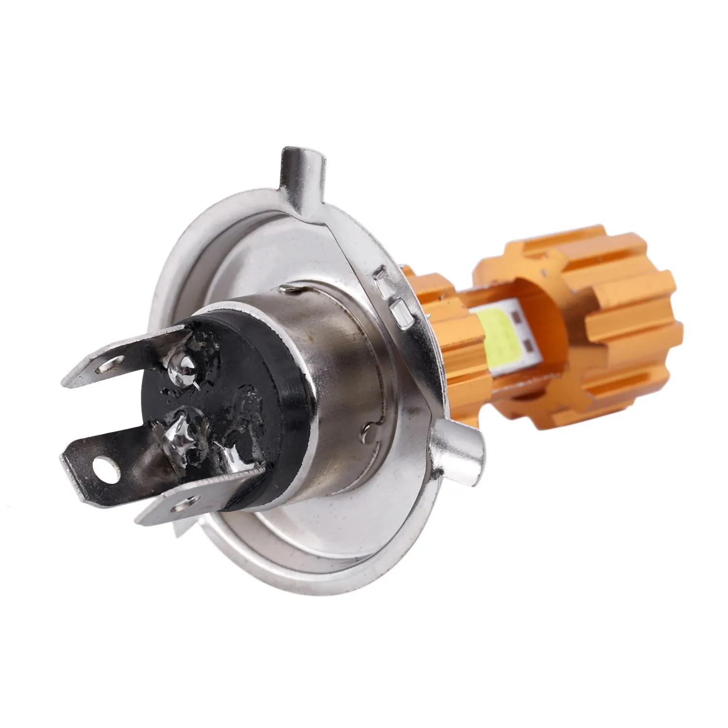 H4 18W 2000LM мотоциклетная лампа для фар головного света 3 COB высокая/низкая яркость