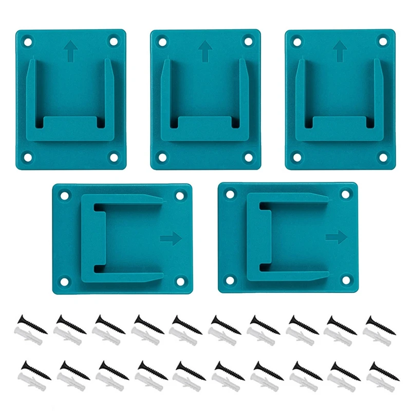 

5PCS Suitable For Makita & Sch 14.4V/18V Lithium Battery Tool Holder Fixed Base