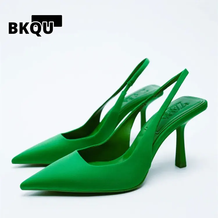 

Designer New Sandals ZRA Brand Fashion High Heels Pointed Toe Stiletto Banquet Wedding Summer Sandals Ladies Shoes and Sandals