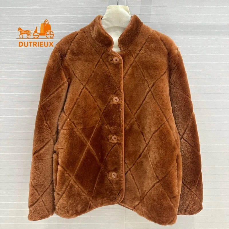 24 новых зимних женских шуба из натурального меха элегантная короткая маленькая с
