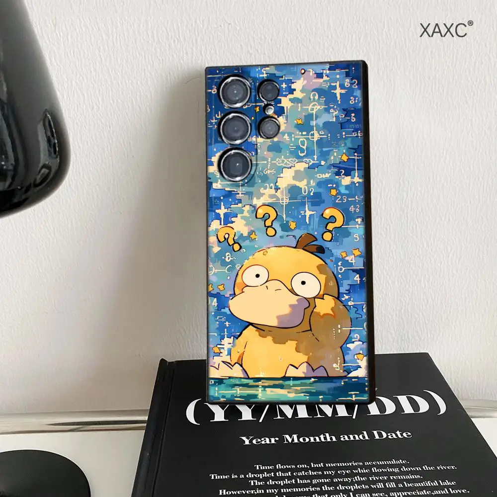 Фото Милый чехол P-Psyducks для мужчин для Samsung Galaxy S26 Ultra S25 FE S24 S23 S22 Plus S25 Edge S21, мягкий чехол из ТПУ. №4