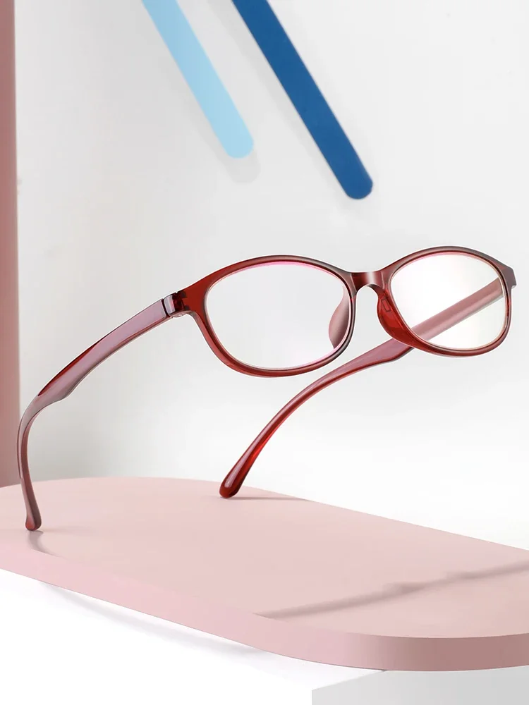 Антисиние очки для чтения мужские и женские сверхлегкие с цветами высокой