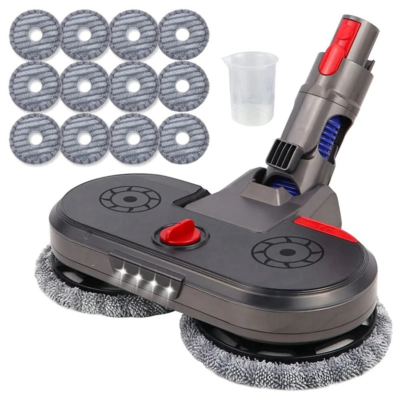 

Mop Attachment For Dyson V15 V11 V10 V8 V7 Electric Mop Attachment With Integrated Water Tank, LED Light