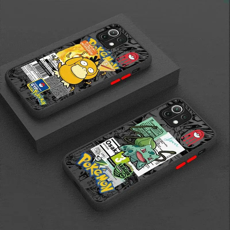 Чехол для телефона в стиле аниме Покемоны Gengar Xiaomi Redmi 13C1 2 5G 10C 12C 9 10 9A 9T 9C A1 A2 Plus K40 Pro