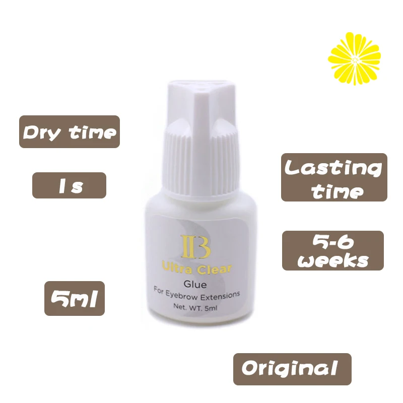 

IB Ultra Clear Glue for Eyelash Extension Supplies Non-irrititing professional Transparent Waterproof Adhesive Korean Original
