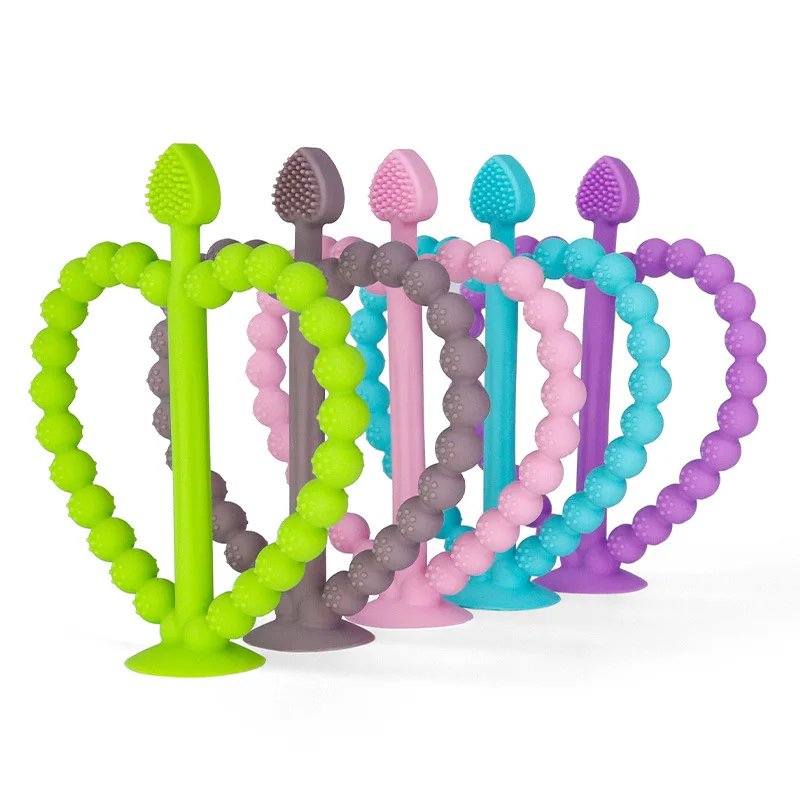 

1Pc Cupid Arrow Teething Baby Toy Silicone Teether for Teeth Babies Accessories Newborn Sucking Chew Toys for Newborn Baby Gift