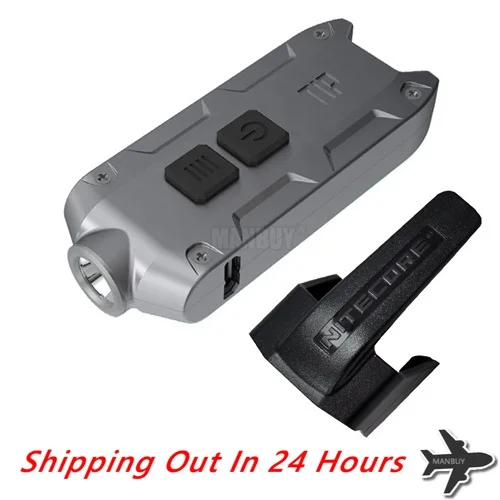 

20% скидка Nitecore Металлическая USB перезаряжаемая Кнопка светильник наконечник зажимом нарусветильник ежедневный Кемпинг пеший Туризм ночная...