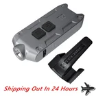 20% скидка Nitecore Металлическая USB перезаряжаемая Кнопка светильник наконечник зажимом нарусветильник ежедневный Кемпинг пеший Туризм ночная рыбалка EDC вспышка