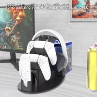 for ps5 controller headphone holder bracket remote control storage shelf stand for xbox one series x ps5 ps4 ns switch