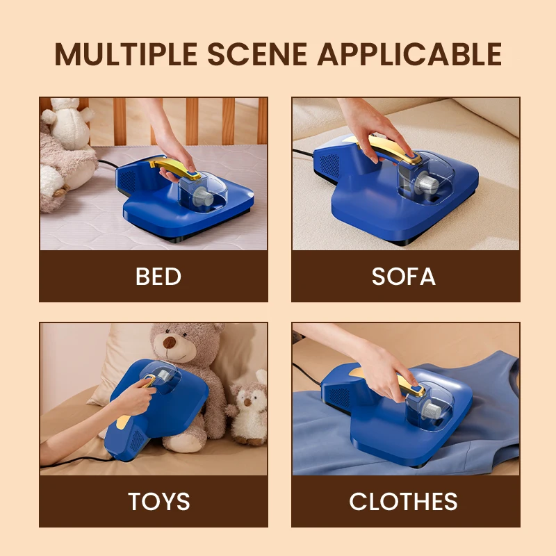 Ручной пылесос с ручкой для удаления клещей 15000 Па