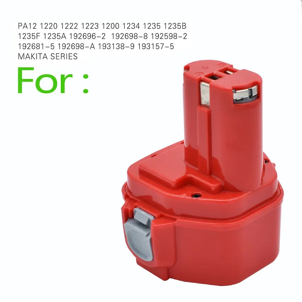 Makita PA12 12 В 48000 мАч Ni-CD аккумуляторы Сменная батарея электроинструменты Bateria 1220 1222