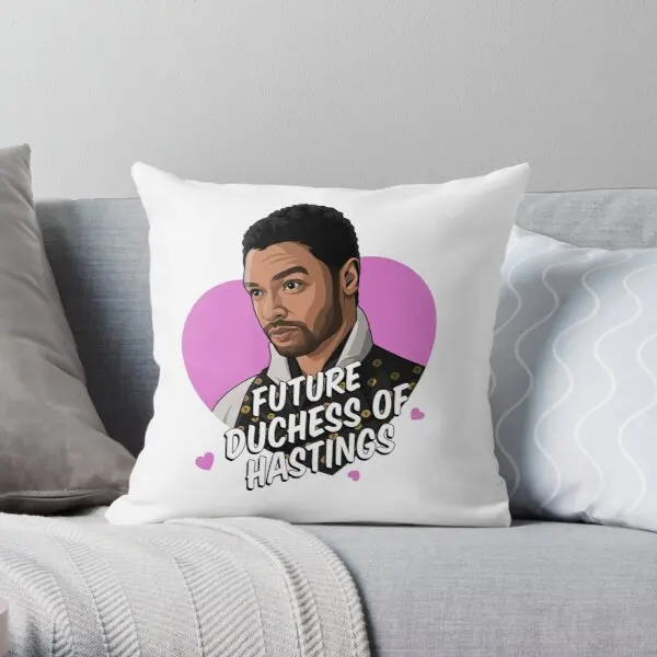 

Bridgerton Duke Of Hastings Future Duc Printing Throw Pillow Cover Square Fashion Bed Cushion Bedroom Soft Pillows not include
