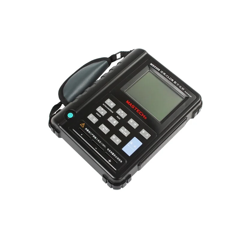 

MS5308 Handheld Auto Range LCR Meter 100K Hz RS232 Dual LCD Display