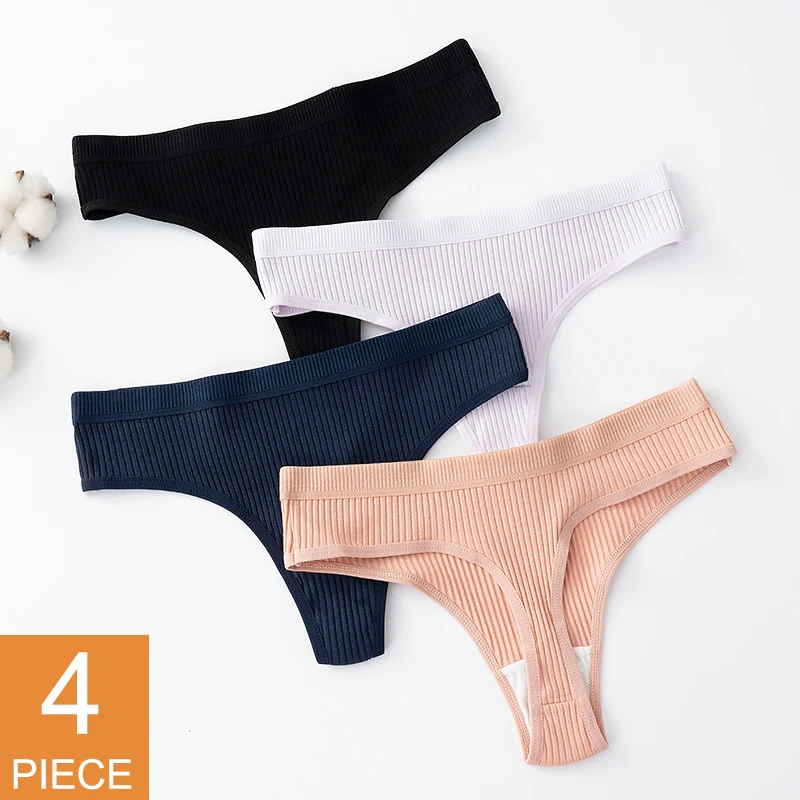 

G-string Panties Cotton Women Underwear Sexy Thong Low-Rise Female Underwear Seamless T-back Comfortable Underpants Lingerie