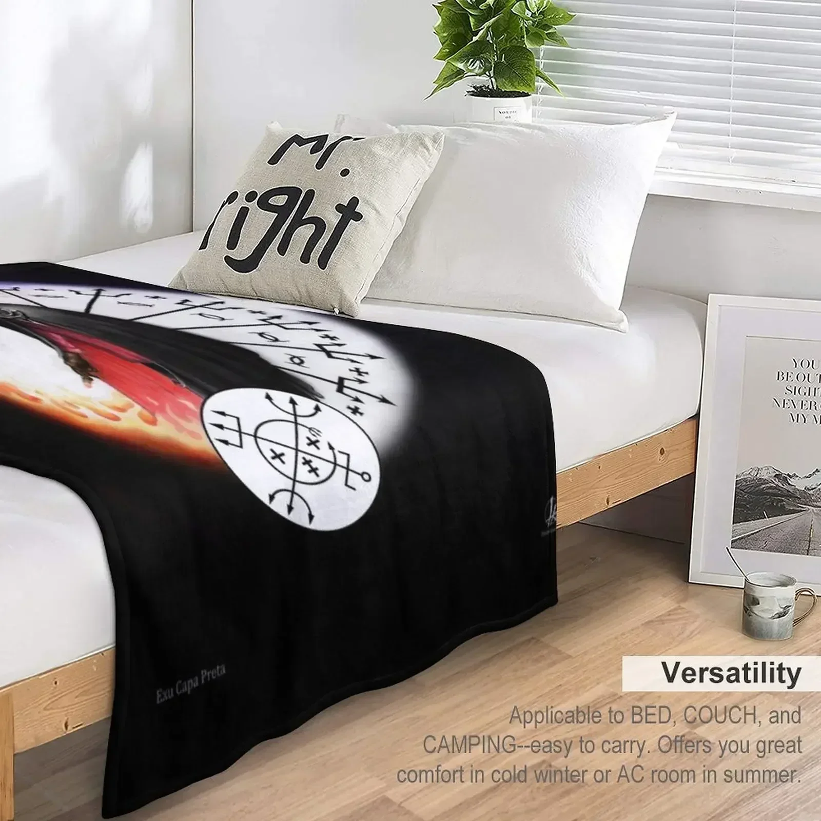 Одеяло Exu Capa Preta винтажное зимнее одеяло одинарные одеяла