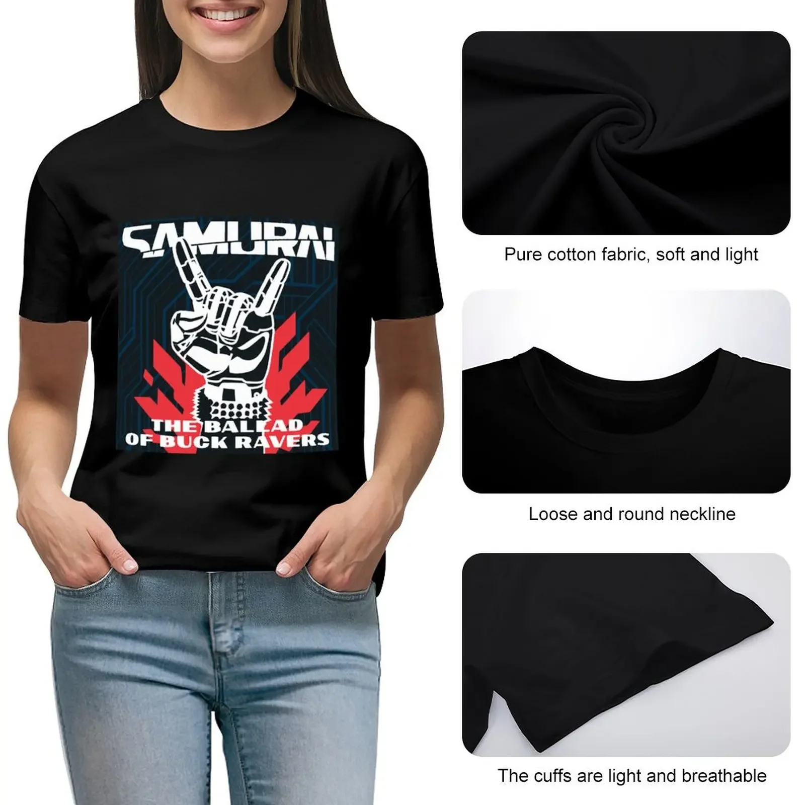 Футболка Ballad of the Buck Ravers дизайн на заказ ваши собственные заготовки кавайная