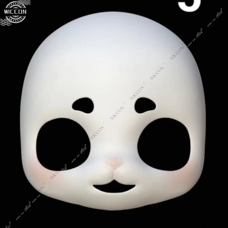 Меховой костюм кролика с квадратным лицом маска черепа меховой череп кигуруми