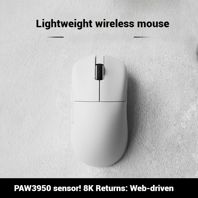 Беспроводная мышь SKN Youyu Pro трехрежимная игровая 30000 точек на дюйм Paw3950 8k легкая с