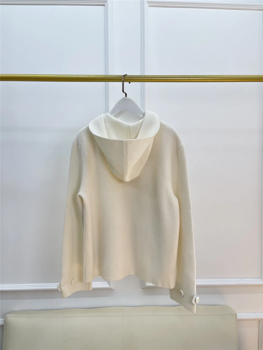 Женский шерстяной кардиган с капюшоном свитер из овчины мягкая удобная куртка