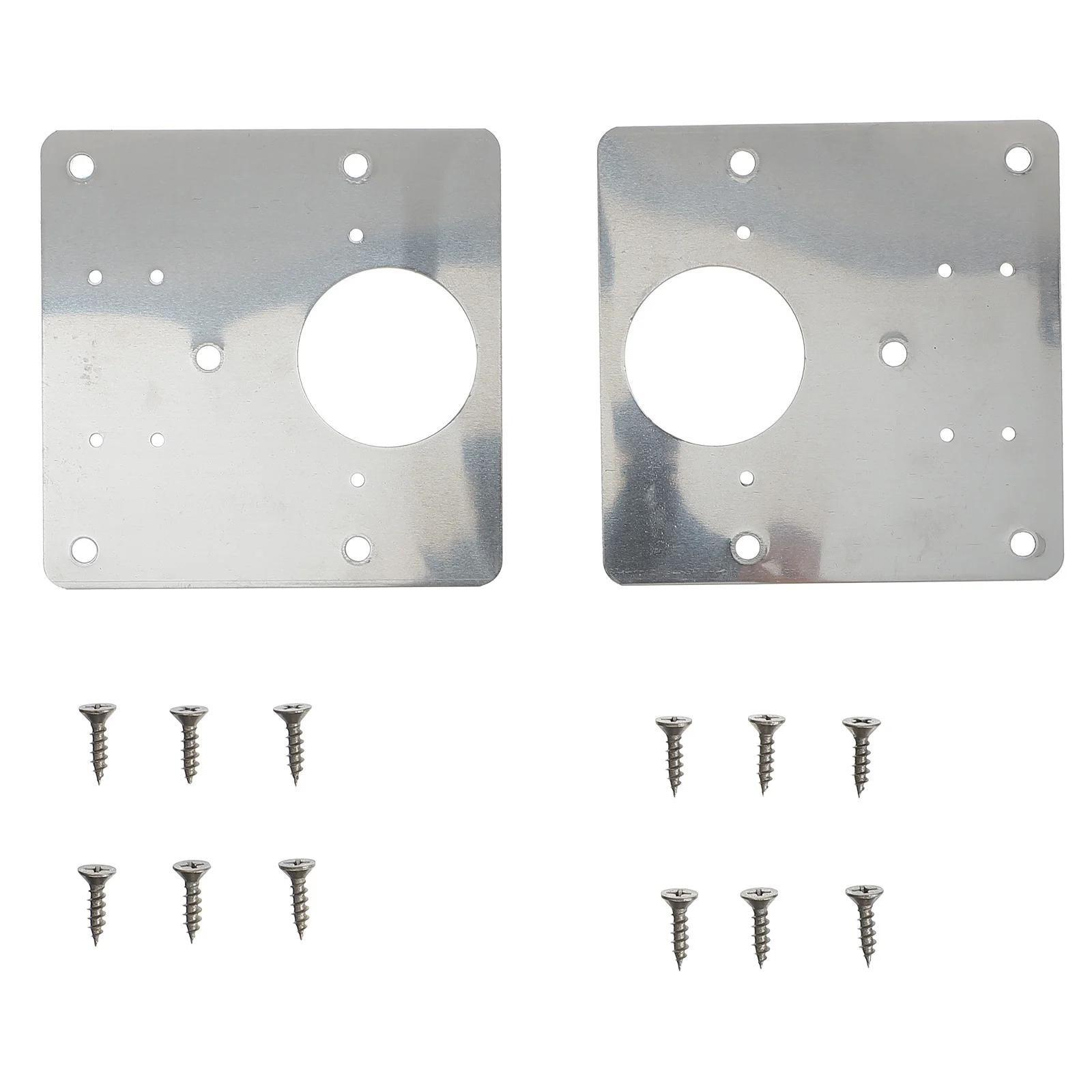 

10pcs Sturdy Cabinet Hinge Repair Plate Furniture Shelve Cabinet Repairing Parts