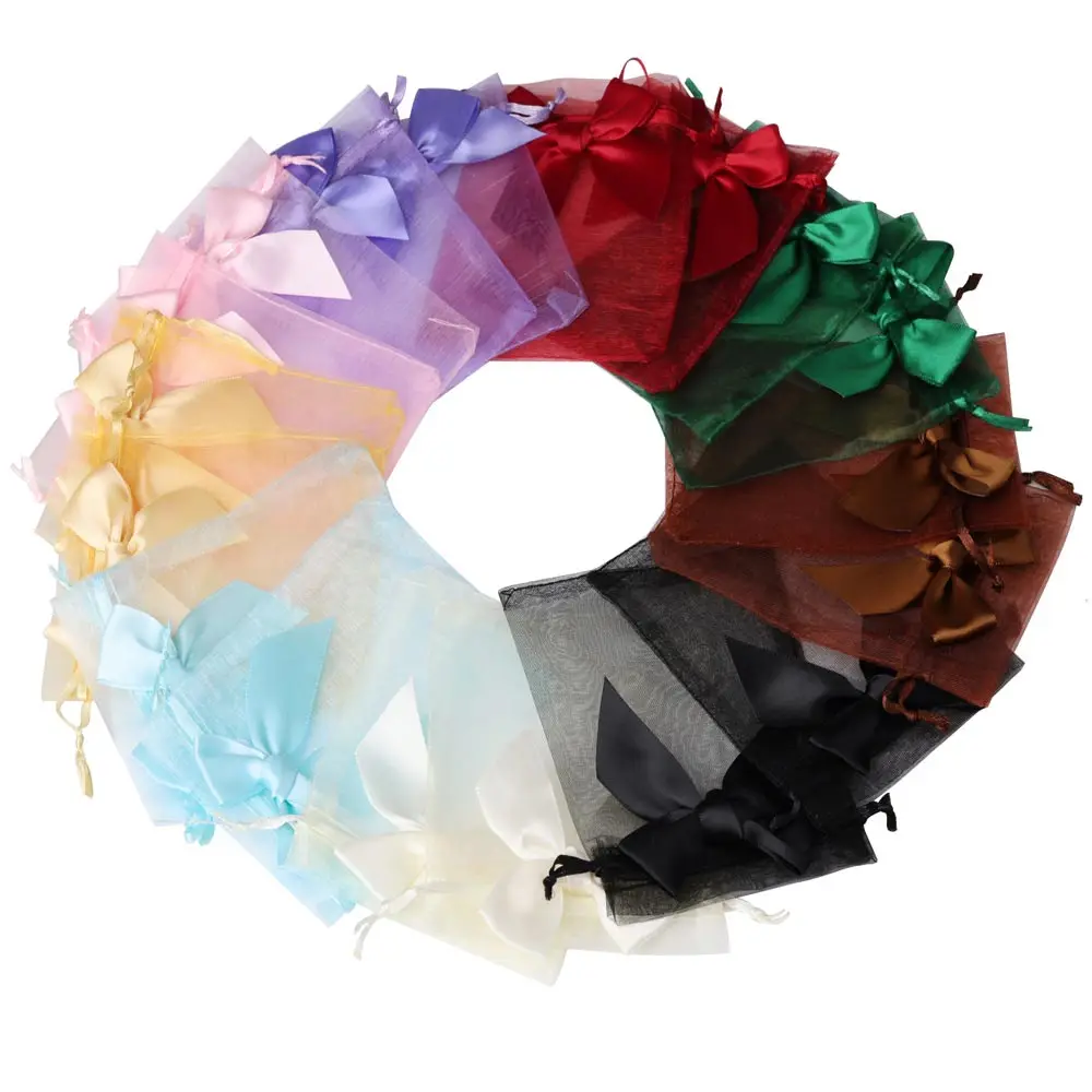 Мешочки из органзы LFPU 20 шт., 9x12/10x15/13x18 см