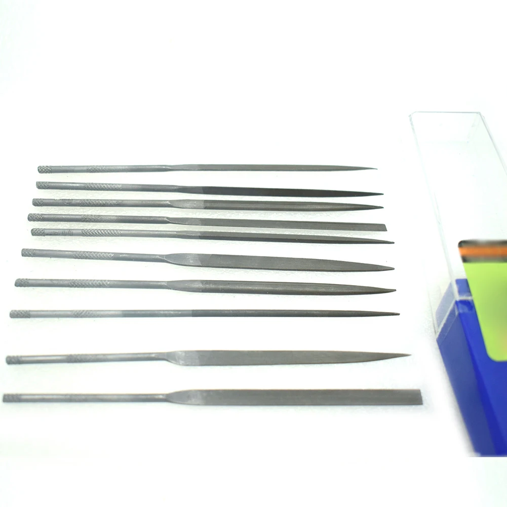 

10Pcs 3x140mm Small Needle Files Set Mini Steel Needle Files Wood Sanding Polishing For Metal Glass Die Wood Hand Tools
