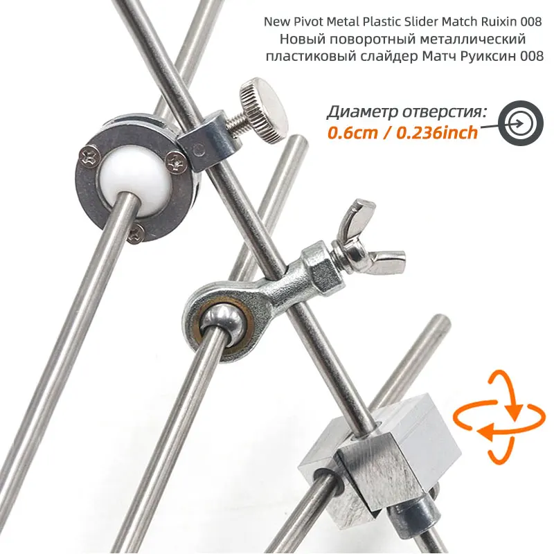 

New Pctivity Pivot Metal Plastic Slider Match Ruixin Pro Rx 008 Knife Sharpener Bearing Parts Kitchen Accessories Adjust Angle