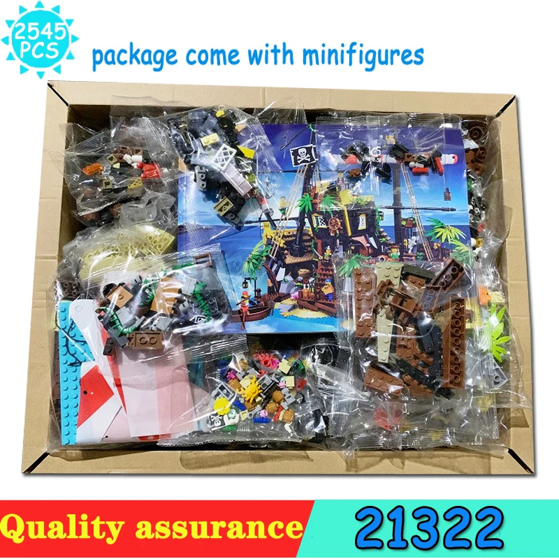 

2545 PCS Pirates of Barracuda Bay Building Blocks Bricks Compatible 21322 698998 Kid Birthday Christmas Gifts IN STOCK