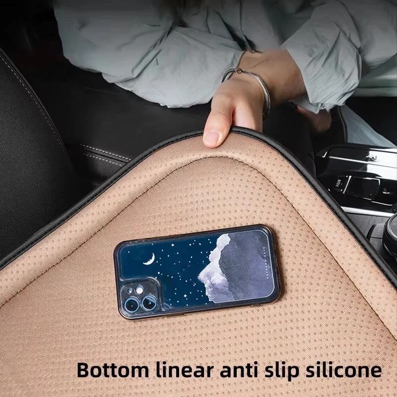 Фото Накладка на сиденье автомобиля из кожи Nappa для Chery Jetour DASHING X-1 Plus, DTC T2, Traveler X90 Plus, X70 PLUS – защитный чехол-подушка для автомобильного сиденья №3