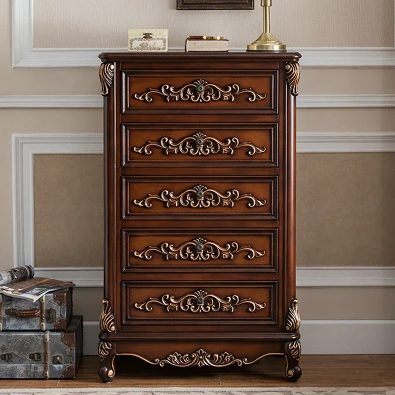 Комод в европейском стиле пять или шесть комод из массива дерева шеф-поваров