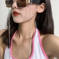 cool hip hop geometric hollow chain glasses chain simple wind hanging neck sunglasses chain