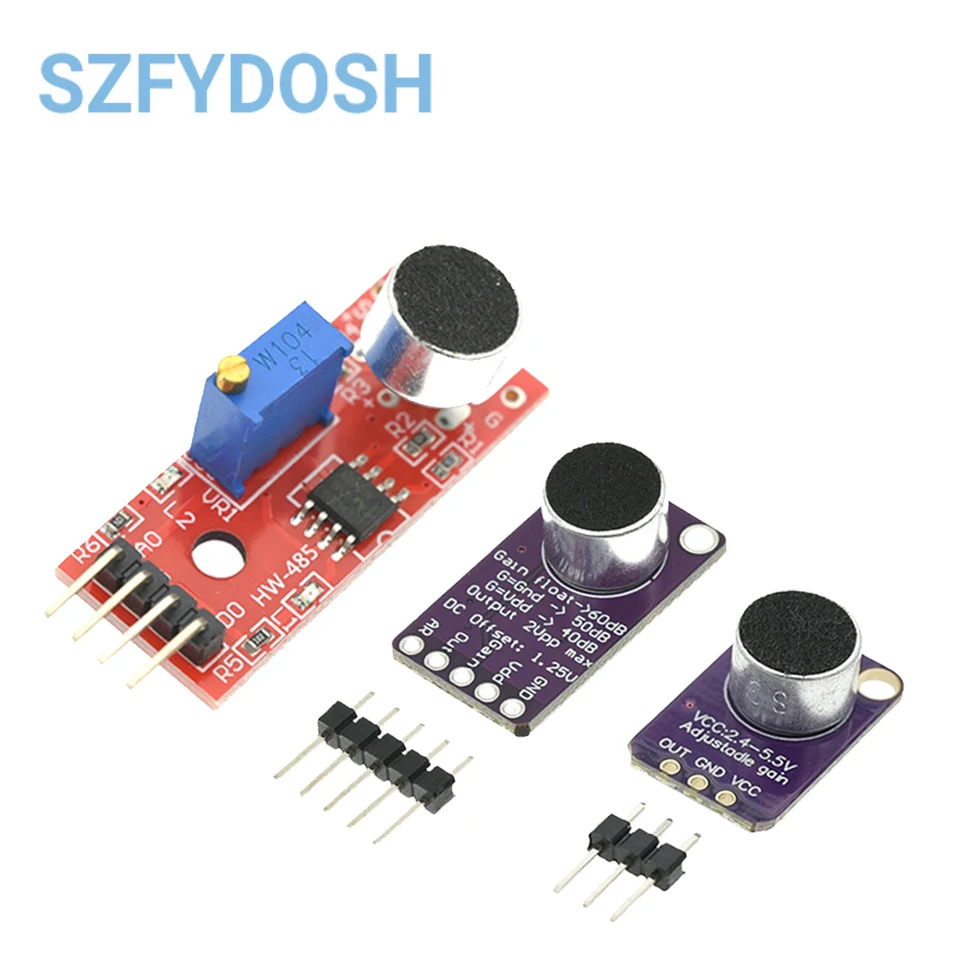 Микрофонный усилитель Electret стабильный модуль MAX9814 автоматическое управление