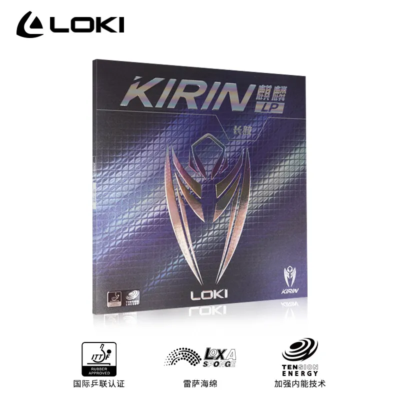 Фото Накладка для настольного тенниса LOKI KIRIN Long Pimple с губкой LOXA 1.0 мм, 37 °   Накладка для настольного тенниса Ultra-Soft Arc-Fast Attack, одобренная ITTF №5