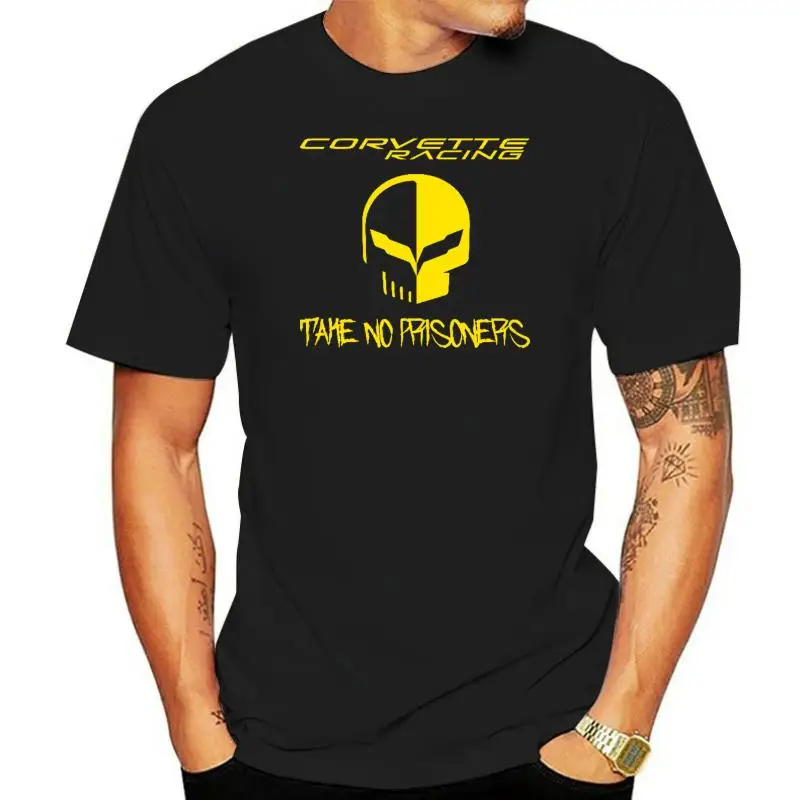 

Corvette Racing Take No Prisoners Jake Skull T-Shirt