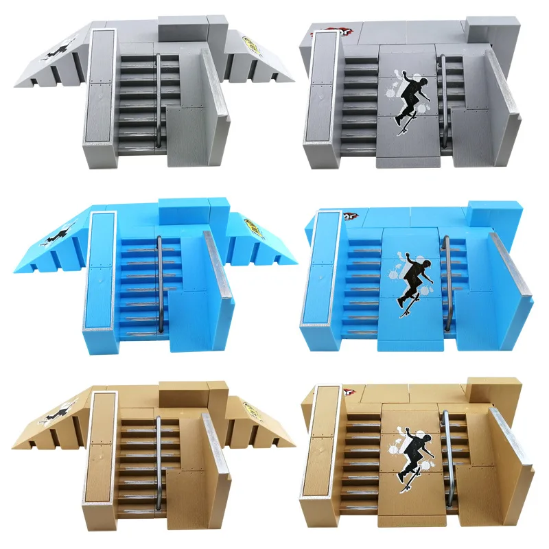 

Finger Skateboards скейт парк рампы части для технической практики палуба гриф игрушки обучающая игрушка набор игрушка в подарок на день рождения д...