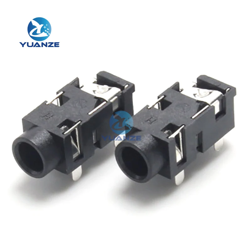 10 шт. 3,5 мм гнездовой аудиоразъем 4-контактный разъем для наушников PJ-327 аудиоинтерфейс аудиоразъем