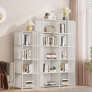 Простой книжный шкаф, шкафчик для хранения, экономные напольные полки для студенческого общежития, комбинированный книжный шкаф для спальни