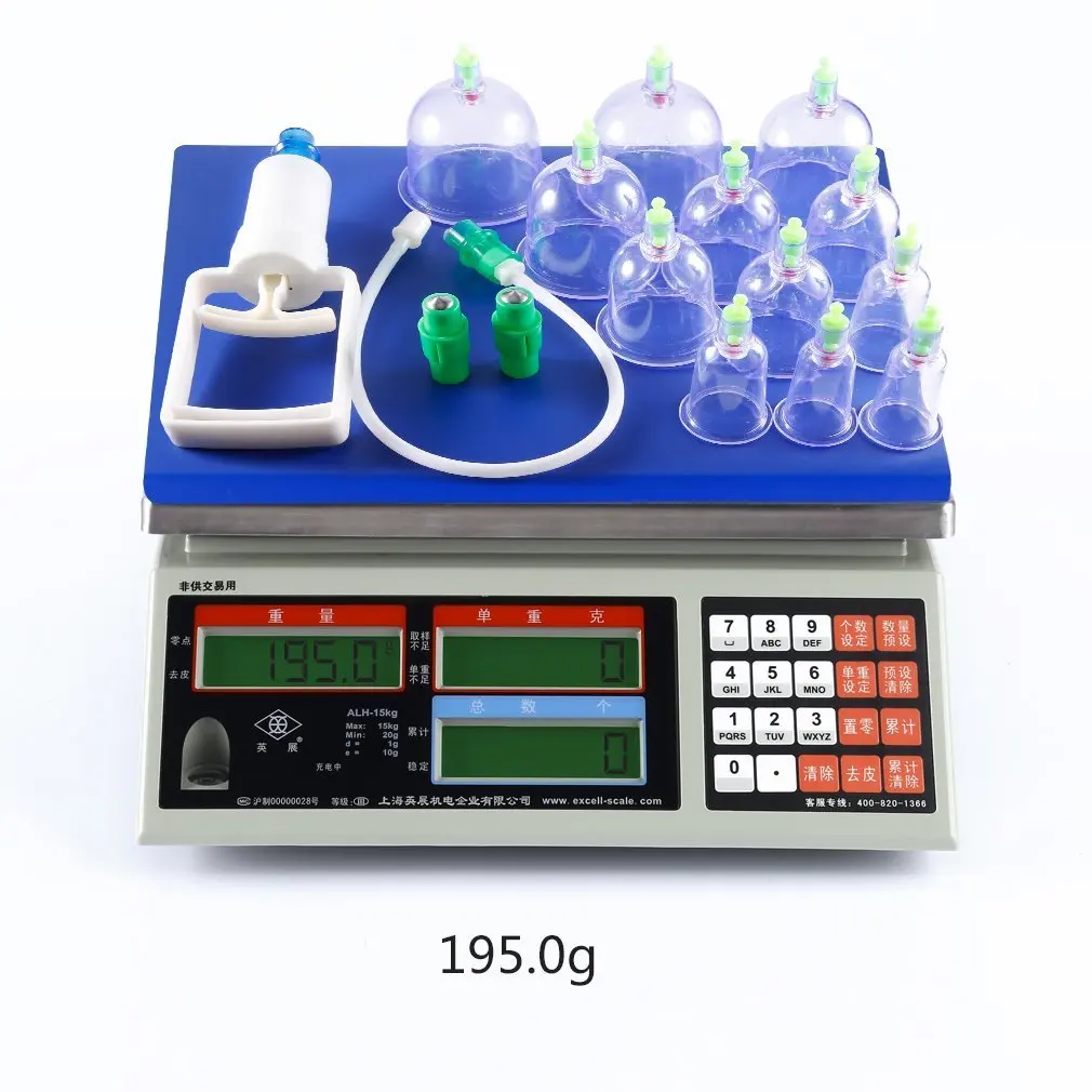 12pcs/set Chinese Health Care Medical Vacuum Body Cupping Therapy Cups Massage Relaxation Healthy Message Set Safe | Дом и сад