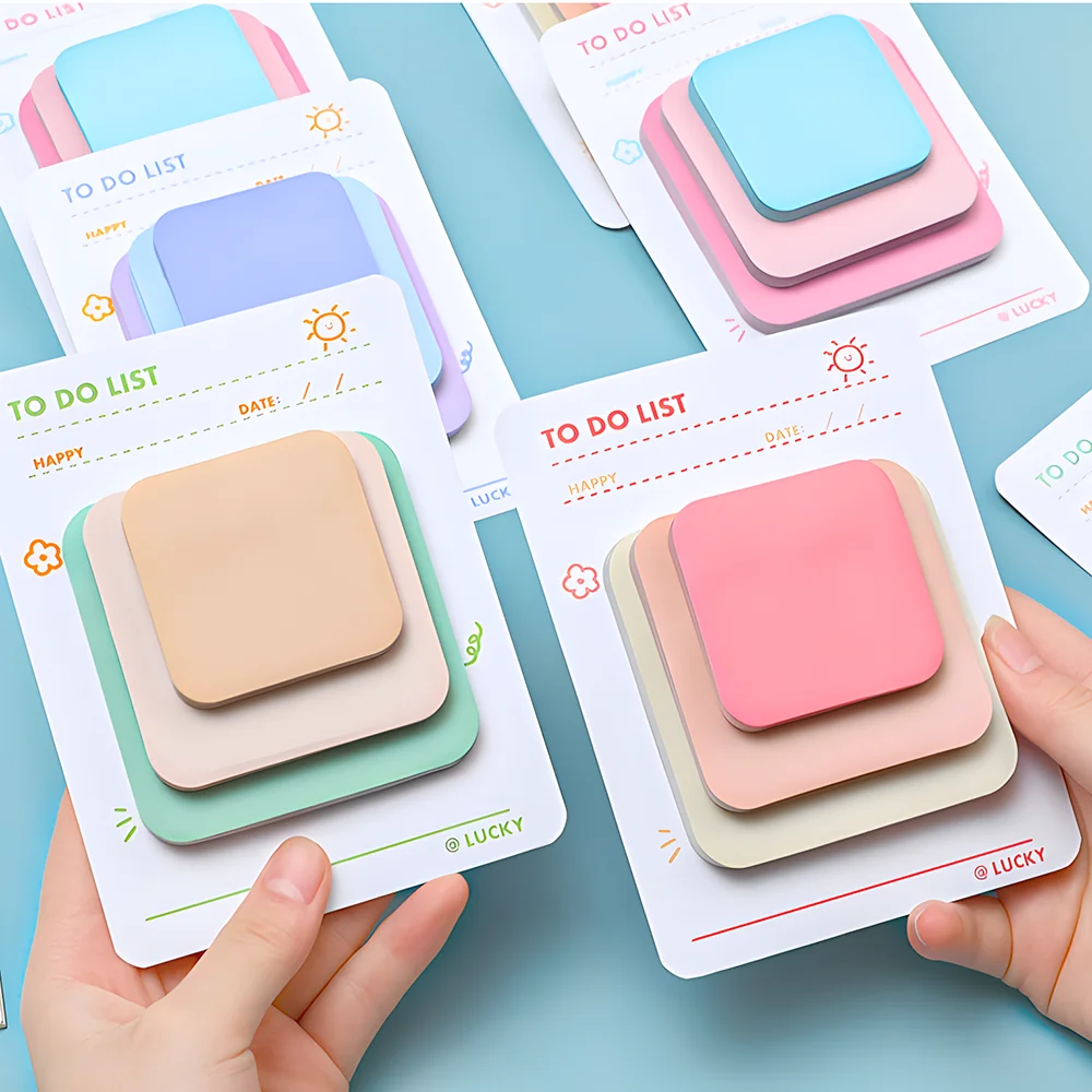 15 упаковок милые кавайные липкие заметки блокнот для ведения журнала блокноты