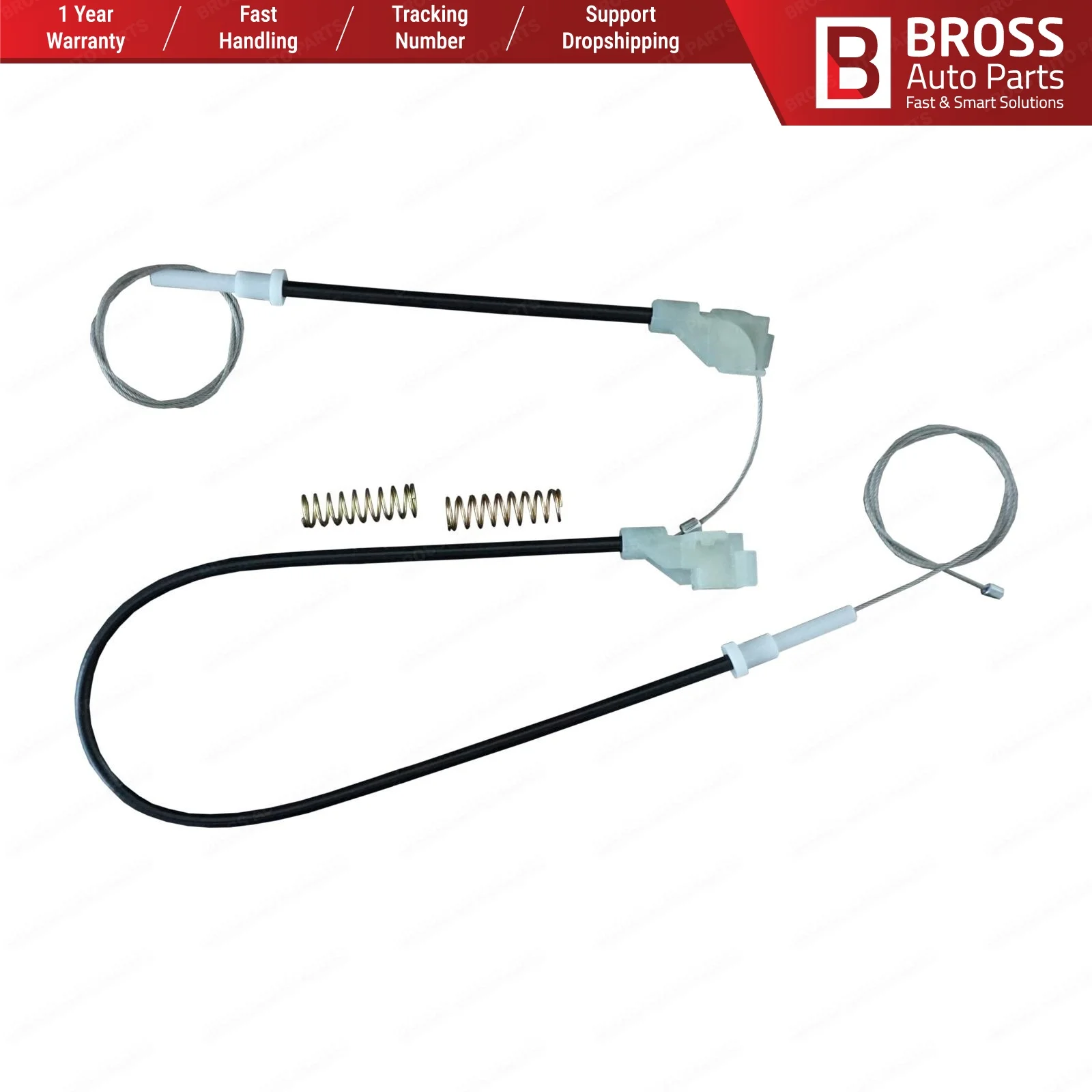 Задняя левая дверь Bross BWR5128 ручной оконный регулятор Set Repair для Land Rover Freelander MK1