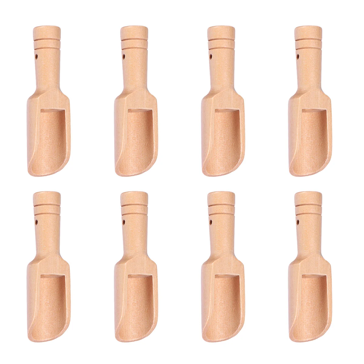 

Wooden Scoop Scoops Mini Spoons Tea Canisters Spoon Bath Salts Jars Salt Teaware Accessories Scooper Containers Candy Wood