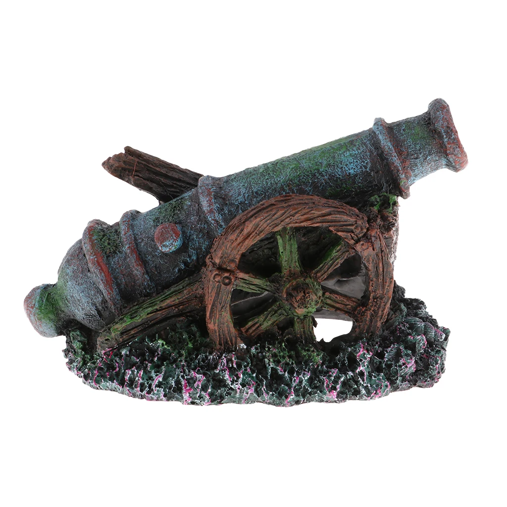 Искусственное украшение для маленькой ящерицы черепахи земноводных рыб (11x17x13)